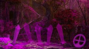 Midnight Purple Forest Secrets Escape