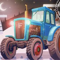 Christmas Tractor Racing