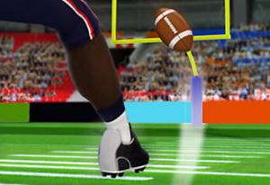 play American Football Kicks