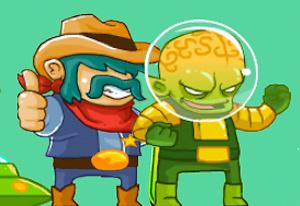 play Cowboy Vs Martians