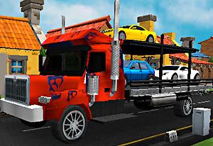 play Car Transporter 3D