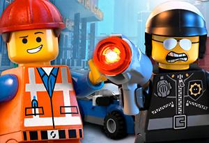 play The Lego Movie: Glue Escape Racing Game