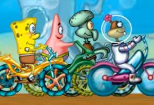 play Spongebob: Cycle Race