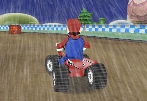 play Mario Rain Race