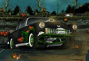 play Halloween Graveyard Racing
