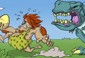 play Cavemen Vs Dinosaurs: Coconut Boom!