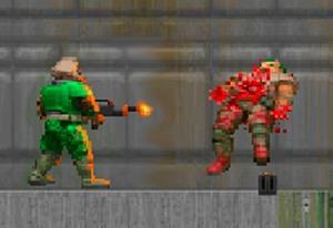 play Flash Doom 2D