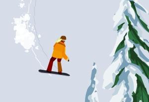 play Snowboarding