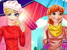 play Elsa And Anna Paris Shopping