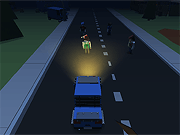 play Blocky Zombie Highway Game