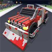 play Blocky Zombie Highway