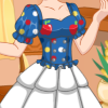 Enjoy Snow White Patchwork Dress