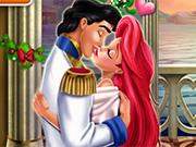 Mermaid Princess Mistletoe Kiss