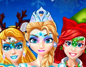 play Christmas Face Painting