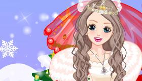 Christmas Bride Dress Up