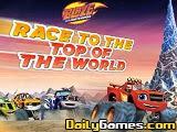 play Blaze And The Monster Machines Race To The Top Of The World