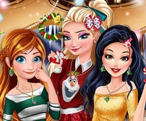 play Princesses In Christmasland