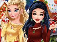 play Princesses In Christmasland