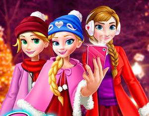 play Princess Christmas Selfie