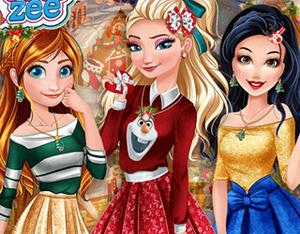 play Princesses In Christmasland