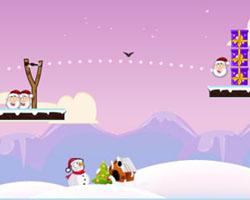 play Santa Slingshot Adventure