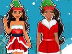 Elena And Moana Christmas Shopping