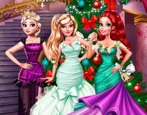 play Princesses Christmas Preparations