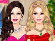 play Barbie Christmas Glam