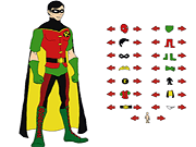 play Robin Dress Up Game