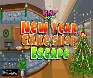 play New Year Cake Shop Escape