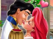 Mermaid Princess Mistletoe Kiss