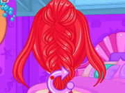 play Mermaid Princess Short Hair Braids Game