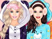 play Barbie Winter Pj Party