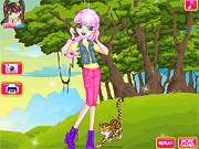 play Lina Eco-Warrior Dress Up Game
