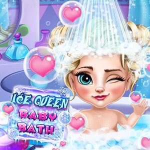 play Ice Queen Baby Bath