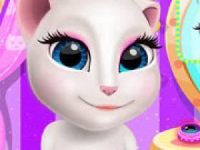 play Talking Angela Spa Session - Free Game At Playpink.Com