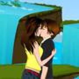 play Waterfall Kissing - Free Game At Playpink.Com