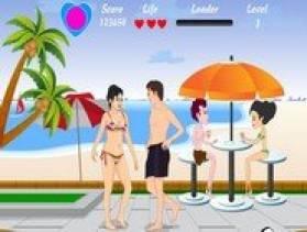 play Vanessa Beach Kiss - Free Game At Playpink.Com