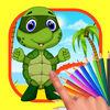 Turtles Ninja Coloring Puzzle For Kids