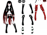 play Black Rock Shooter Dress Up Game
