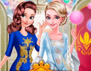 play Anna And Elsa Arendelle Ball