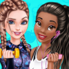 play Enjoy Elsa And Tiana Workout Buddies