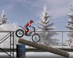 play Bike Trial Snow Ride