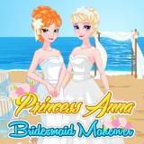 play Princess Anna Bridesmaid Makeover