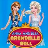 play Anna And Elsa Arendelle Ball