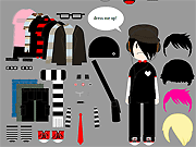 play Dress Up Emo Boy Game