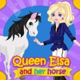 play Queen Elsa And Her Horse