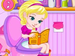 play Potty Train Baby Elsa