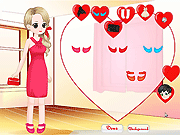 play Sweet Valentine Kiss Dressup Game