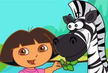 play Dora Care Baby Zebra